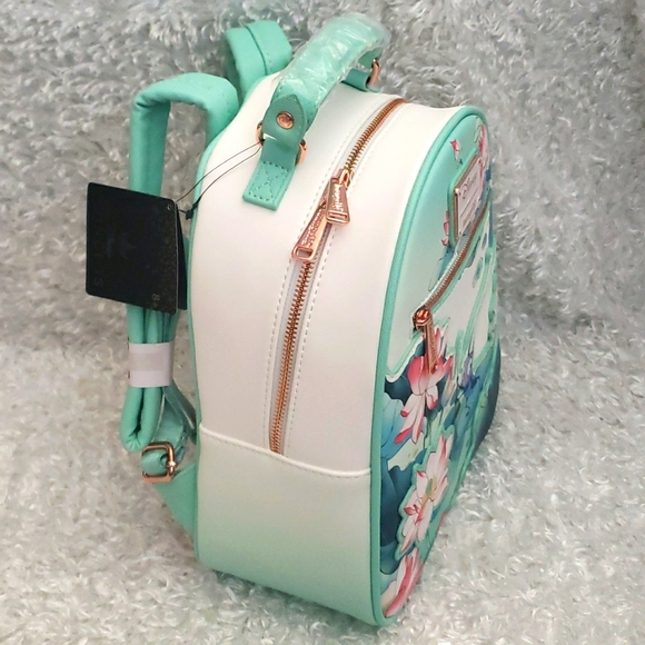 NWT Loungefly Mulan mini backpack and cardholder set - Picture 3 of 16
